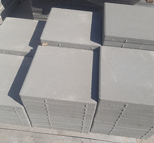 Плитка тротуарная вибропрессованная Тротуарная плитка «Гладкая» 400х400х40